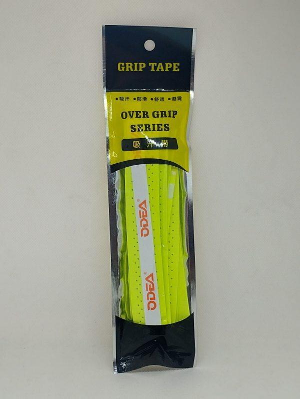 cubre grip perforado con relieve amarillo